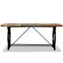 Voir la diapositive 3 : VIDAXL Table a manger Bois de recuperation massif 180 cm