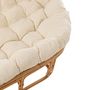 Voir la diapositive 6 : Paris Prix Fauteuil & Coussin en Rotin  Roni  179cm Naturel