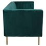Voir la diapositive 4 : Paris Prix Canapé 3 places Velours  Taylor  179cm Vert