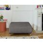 Voir la diapositive 2 : BEST MOBILIER Cristal - pouf modulable - 95 cm - en velours texturé