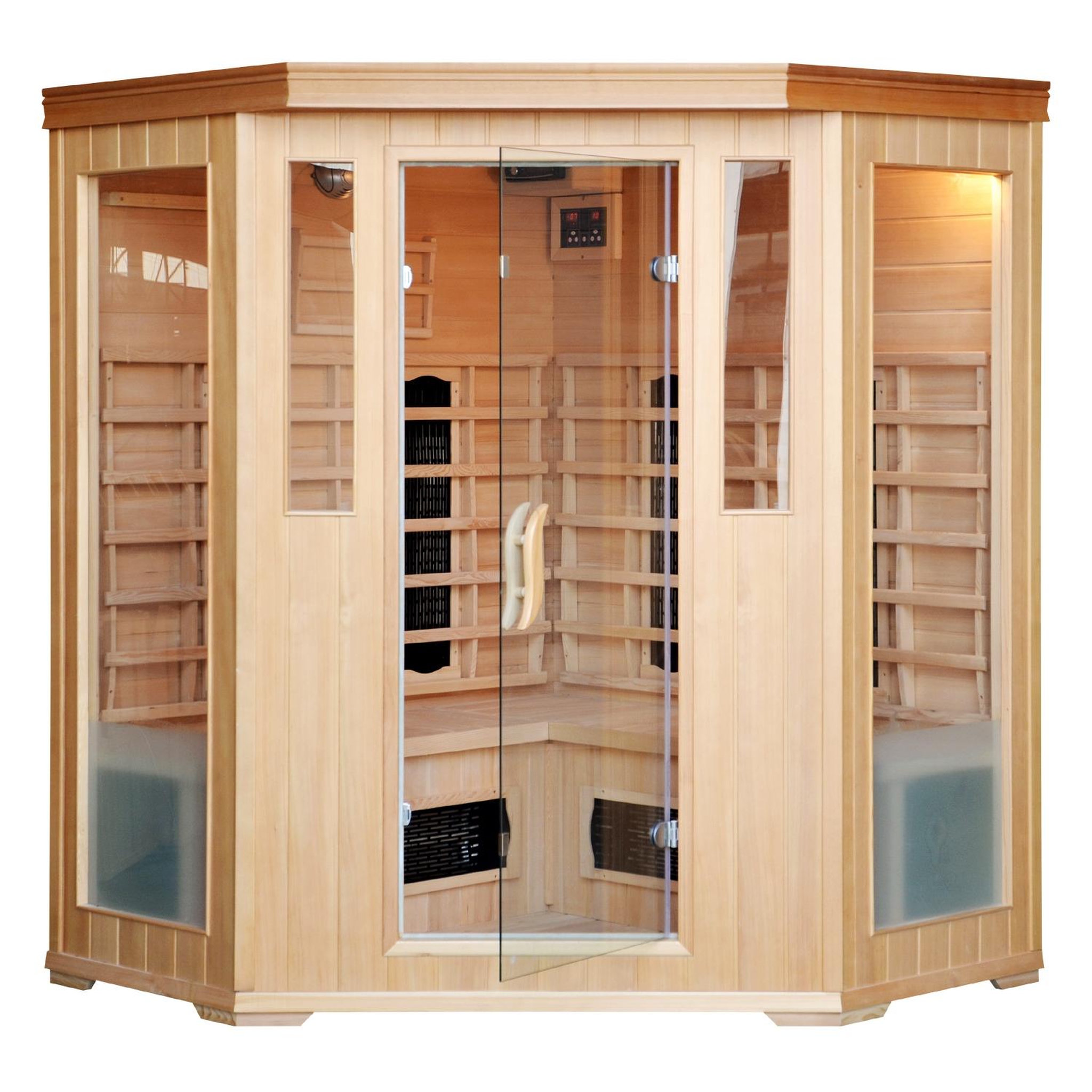 CONCEPT USINE Cabine de sauna luxe infrarouge 3-4 places NARVIK