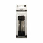 Voir la diapositive 2 : Paris Prix Lot de 2 Paires de Lacets  Ronds  110cm Noir