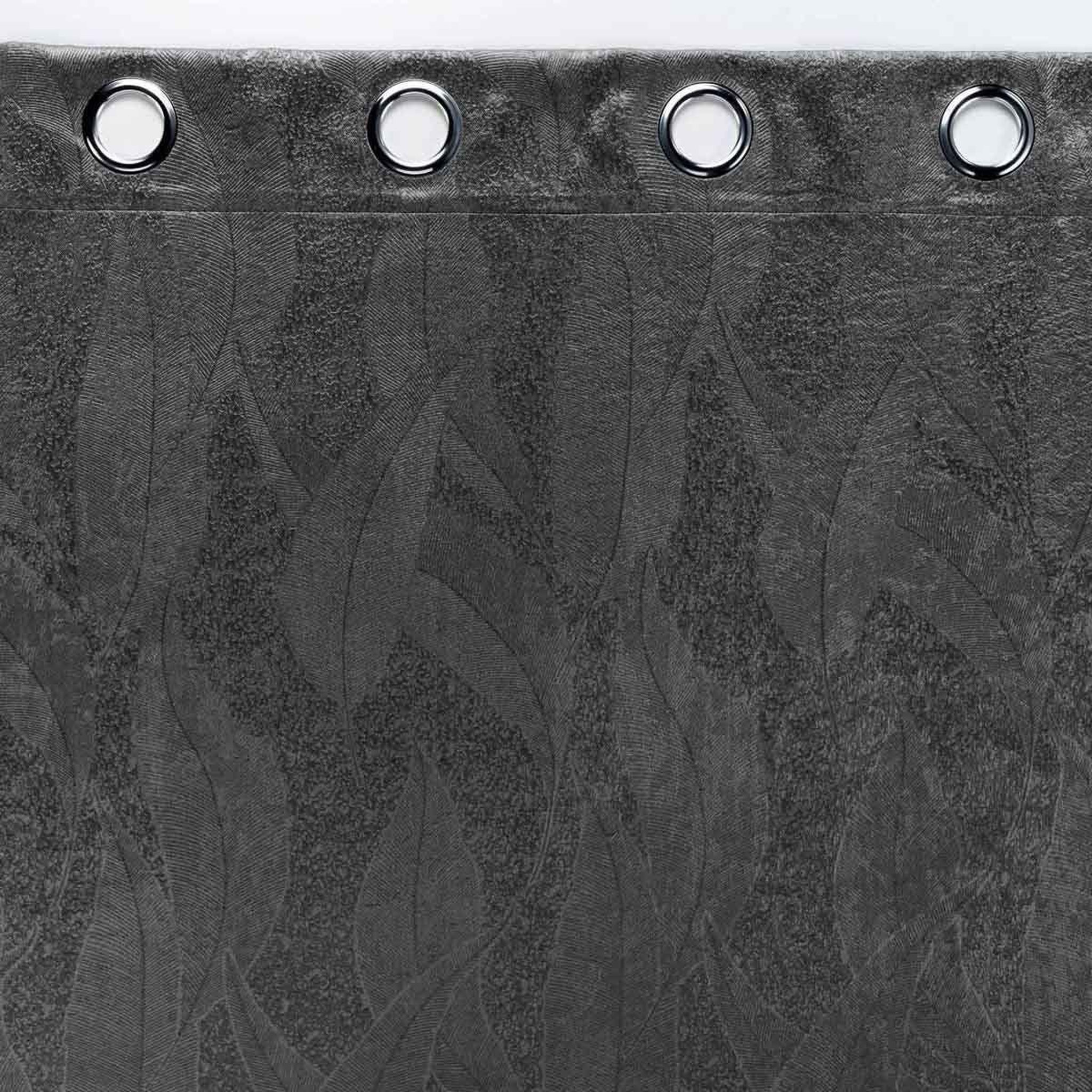 Voir la diapositive 3 : Douceur d'Intérieur Rideau occultant  mélodie  135x240cm anthracite