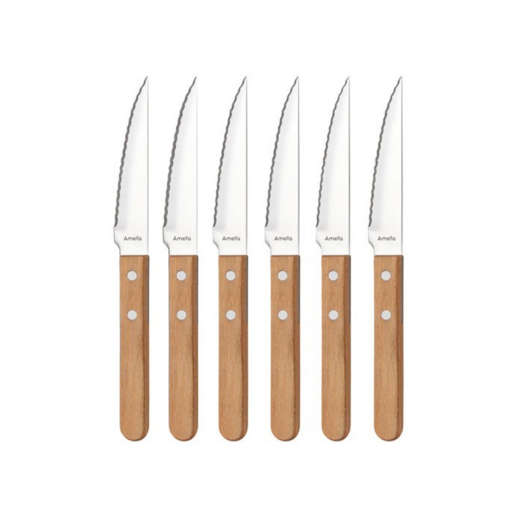 Amefa Coffret de 6 couteaux à steak - 7000WNMB02RB6