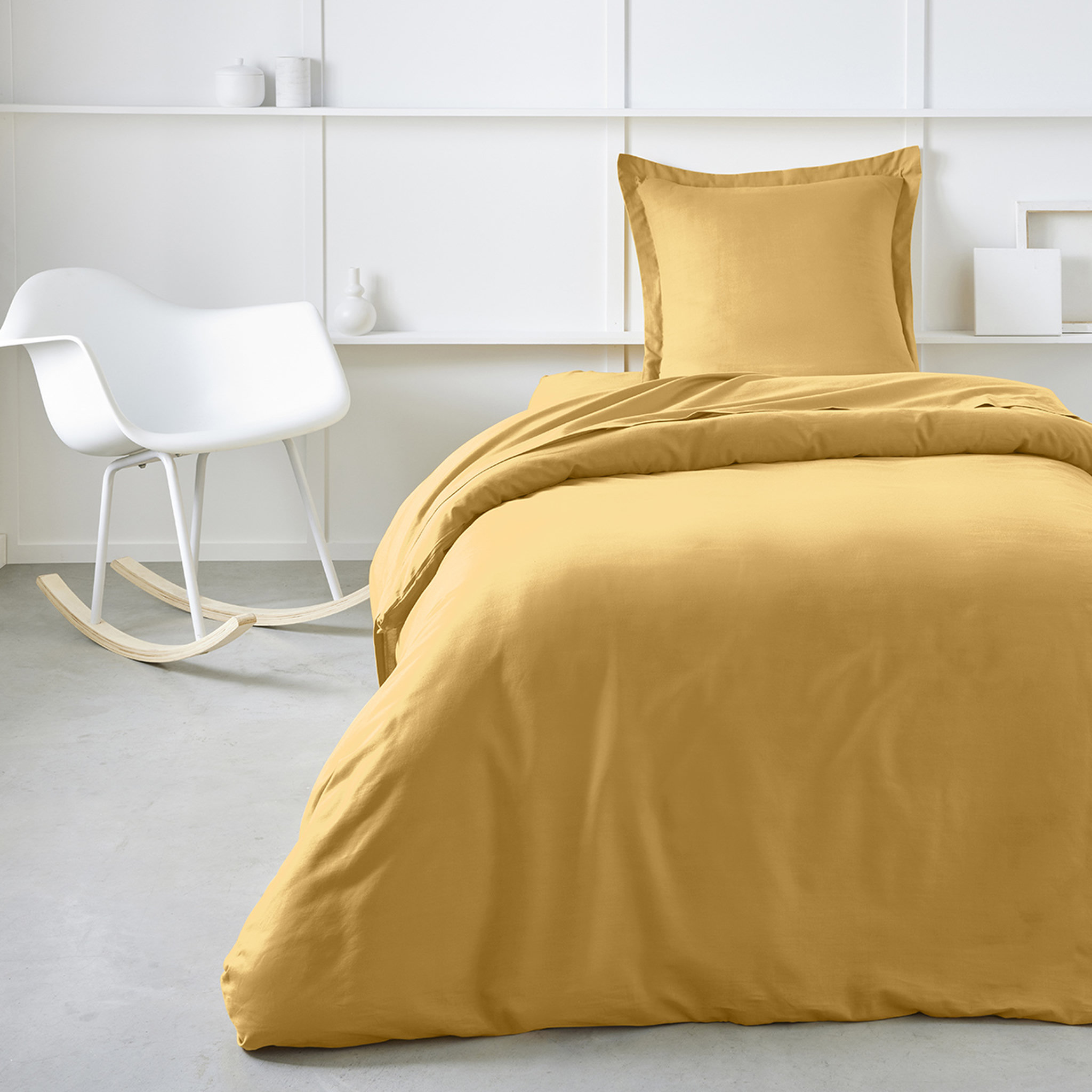 Voir la diapositive 1 : TODAY Drap housse uni en jersey coton ESSENTIAL 