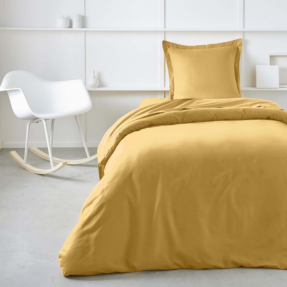 TODAY Drap housse uni en jersey coton ESSENTIAL 