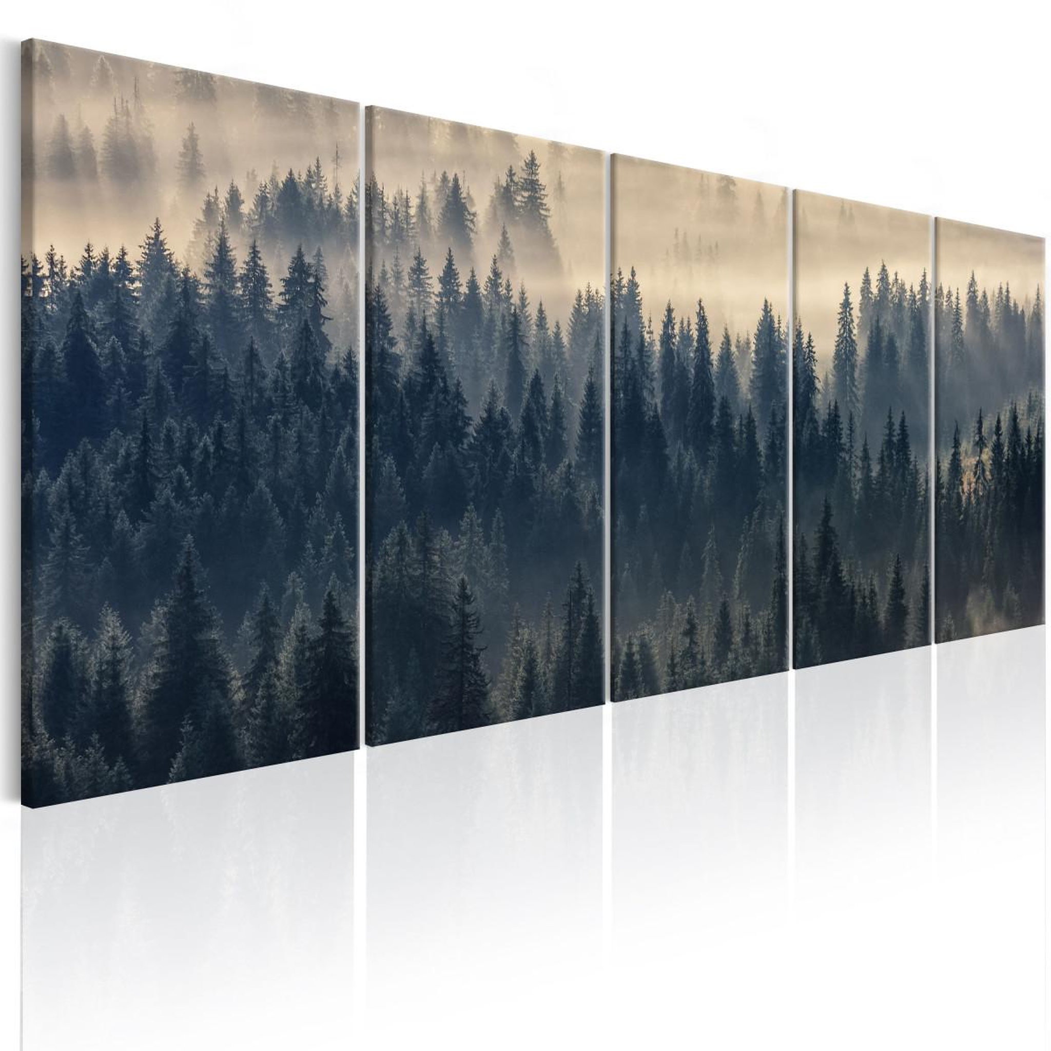 Voir la diapositive 1 : Paris Prix Tableau imprimé  fir in the fog