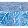 Voir la diapositive 3 : HABITABLE Nappe en toile cirée ronde Eloa - Diam. 150 cm - Bleu