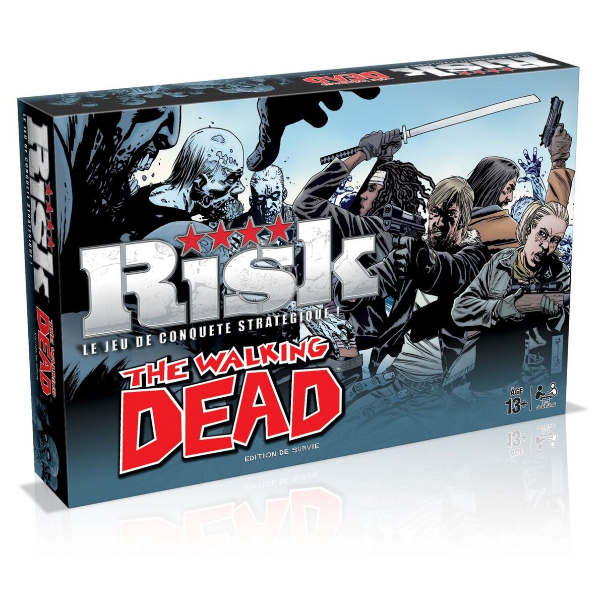  WINNING MOVES Risk, le jeu de conquête stratégique - The Walking Dead