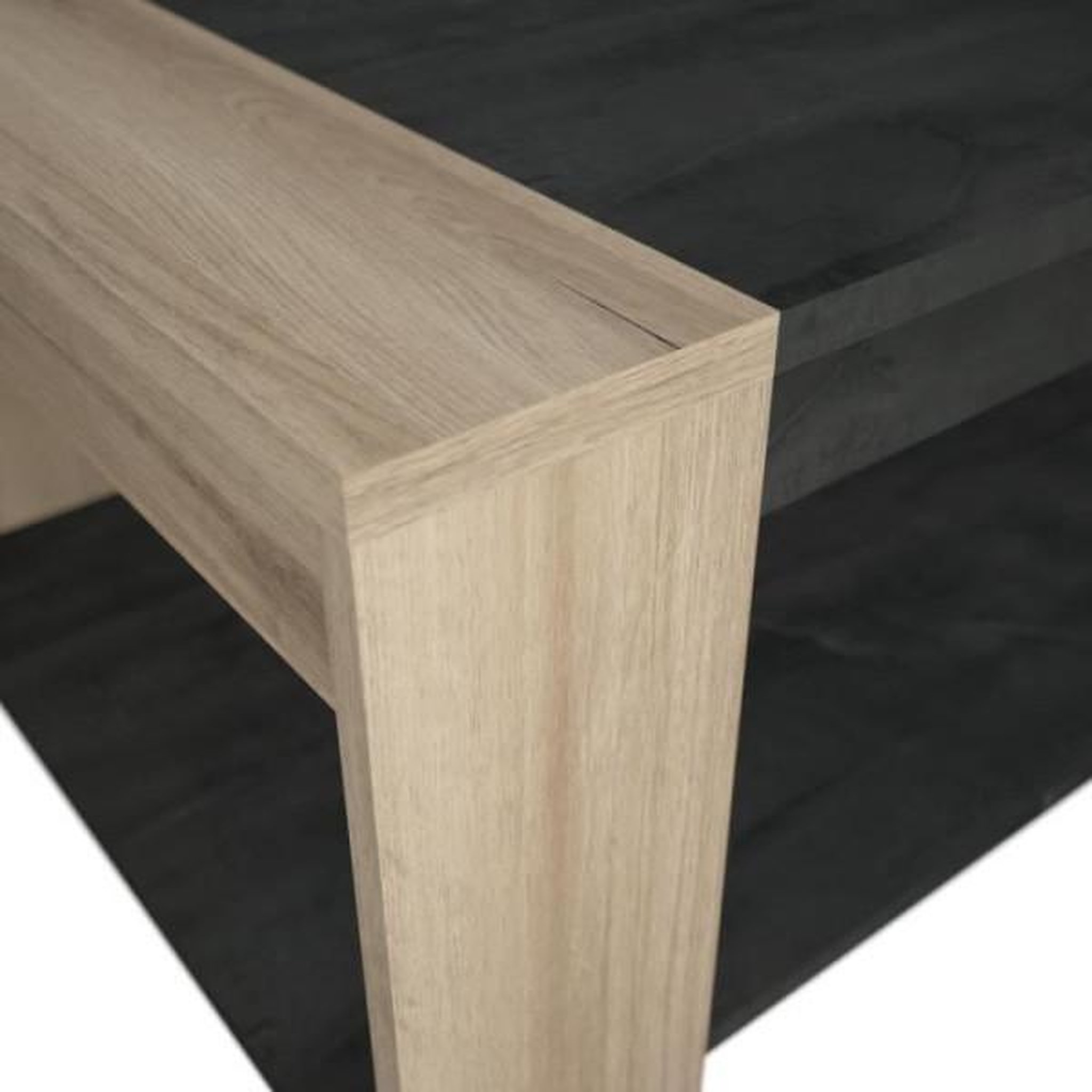 Voir la diapositive 4 : Demeyere Ensemble salon sheffield composé de : table basse double plateau supérieur et inférieur + meuble tv 2 tiroirs - demeyere