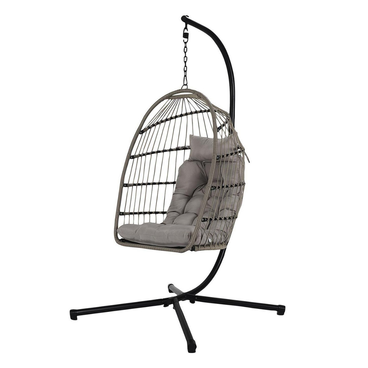 The Home Deco Factory Fauteuil suspendu HANOI - Gris