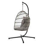 The Home Deco Factory Fauteuil suspendu HANOI - Gris