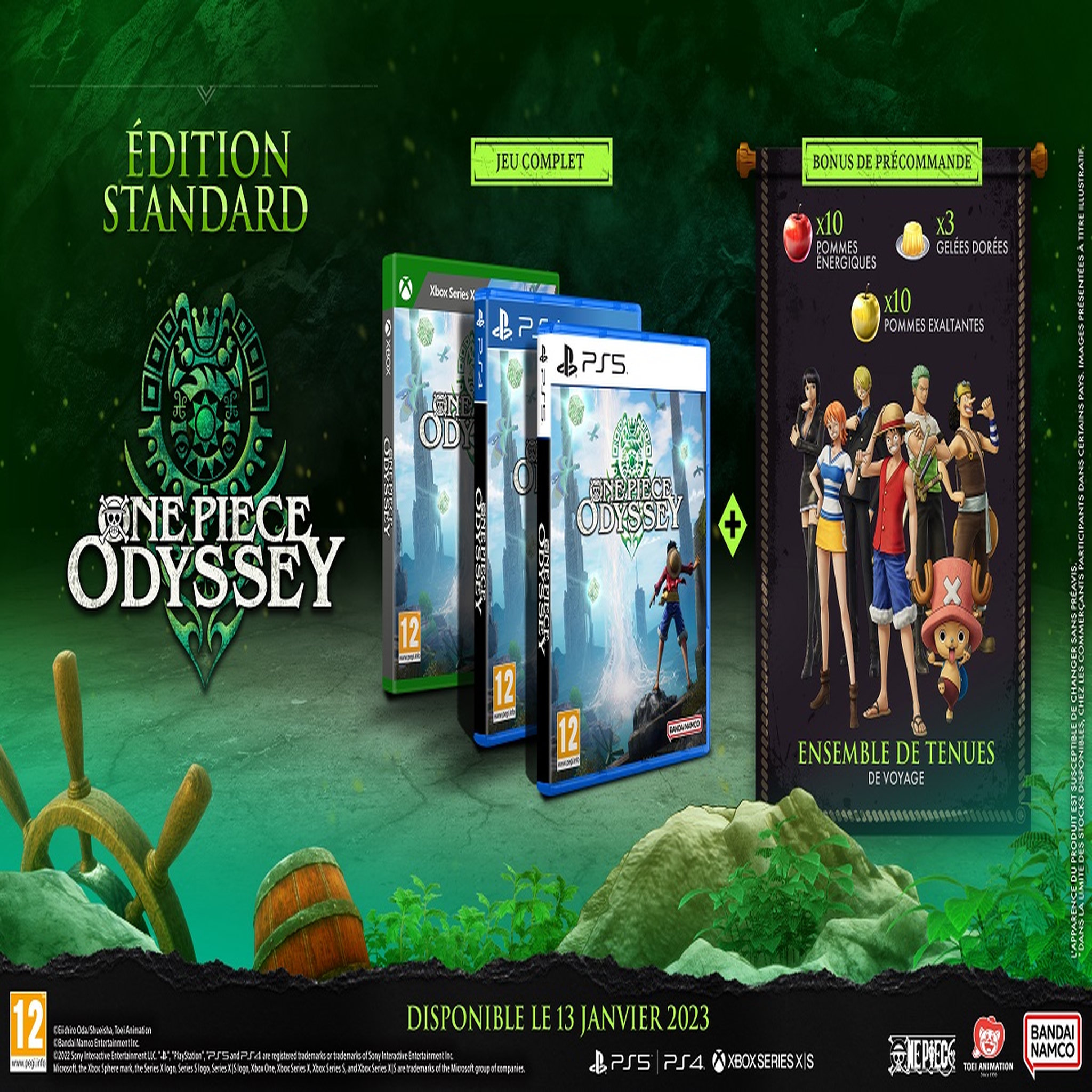 Voir la diapositive 3 : One Piece Odyssey PS4