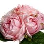 Voir la diapositive 2 : ATMOSPHERA Bouquet de Fleurs  9 Roses  30cm Rose