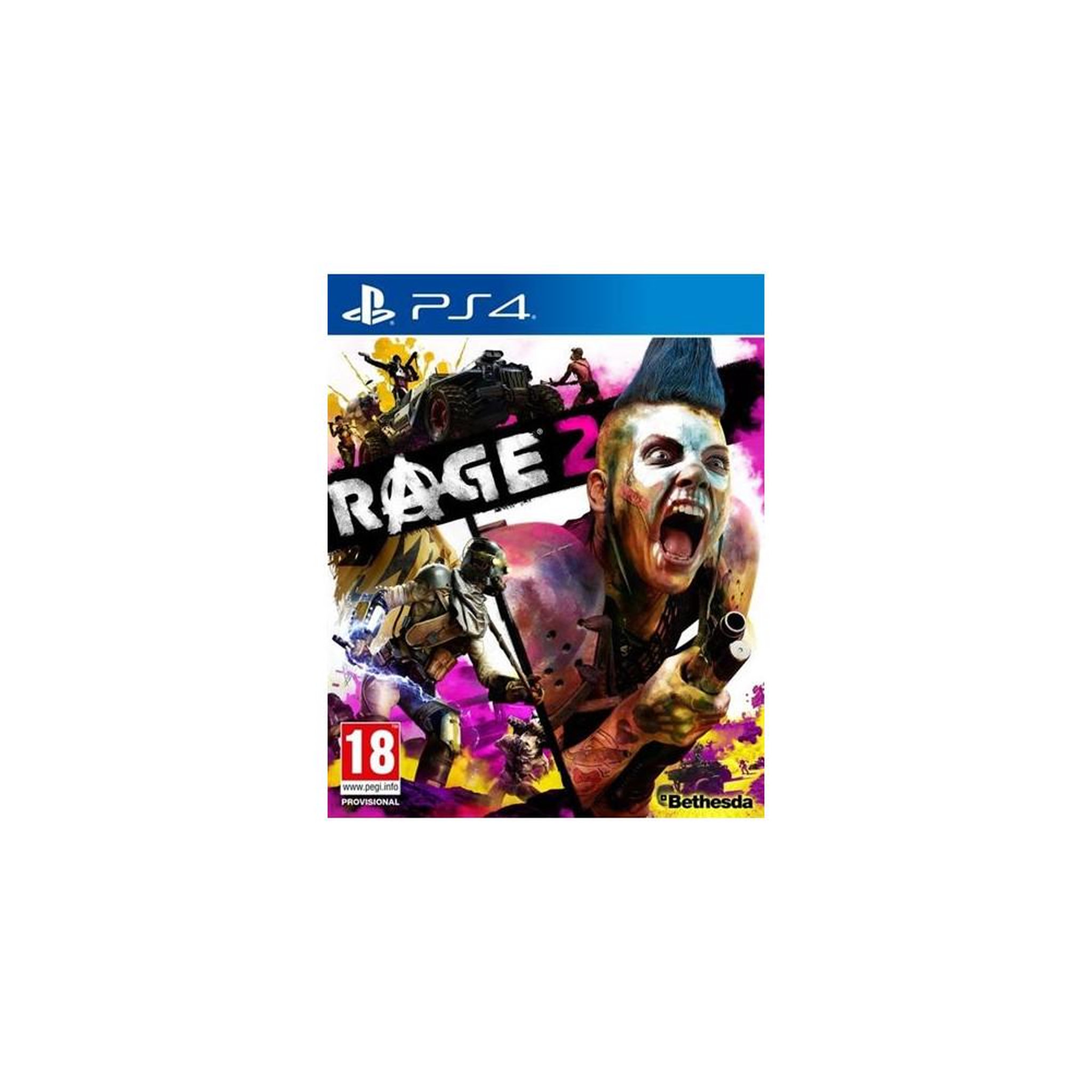 Jeu ps4 rage 2 – walker, monde dystopique fps en open world, armes améliorables, nanotrites et overdrive