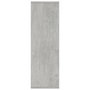 Voir la diapositive 5 : VIDAXL Bibliotheque/Buffet Gris beton 50x25x80 cm Bois d'ingenierie