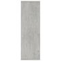Voir la diapositive 5 : VIDAXL Bibliotheque/Buffet Gris beton 50x25x80 cm Bois d'ingenierie