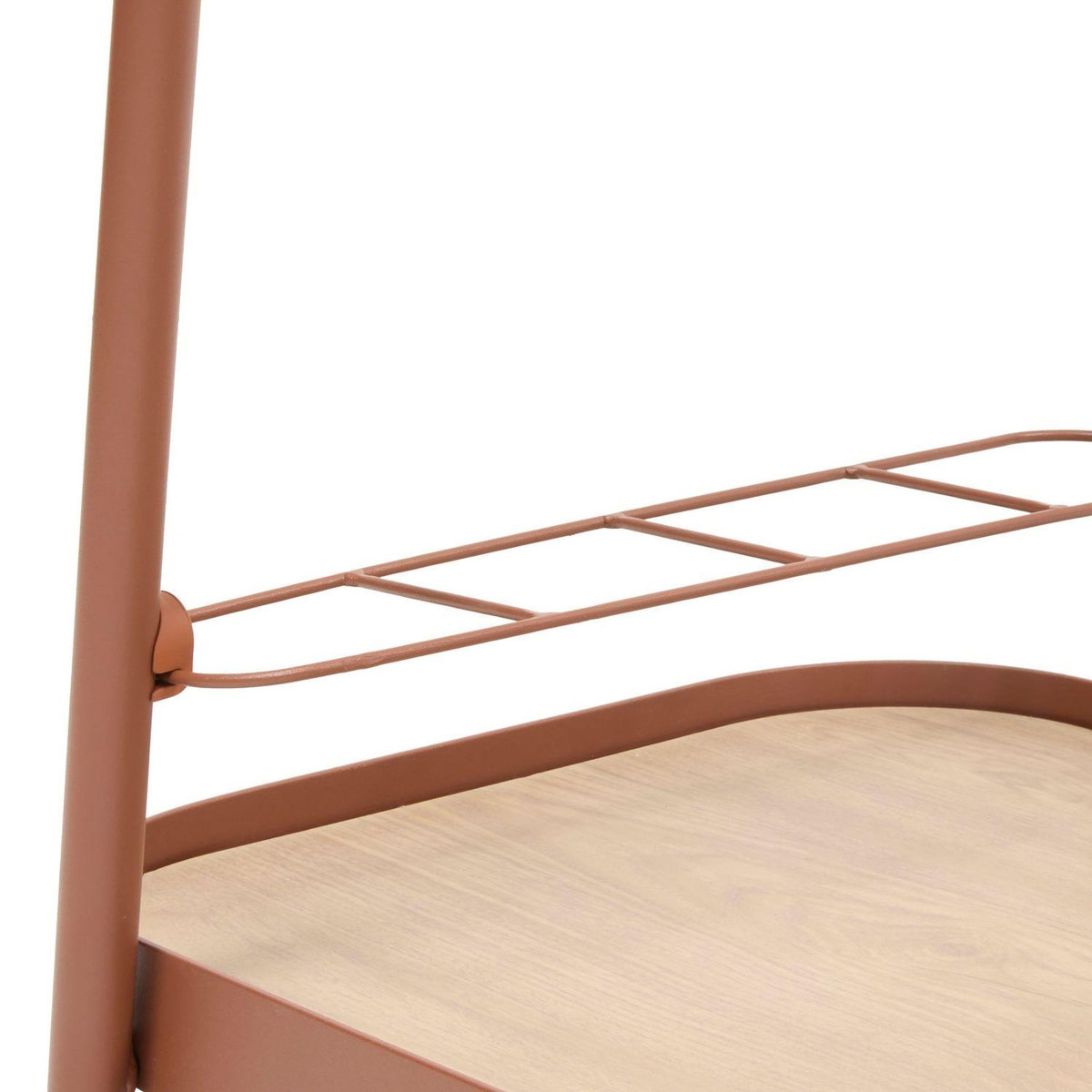 HESPERIDE Desserte de jardin à roulettes en aluminium EASINESS