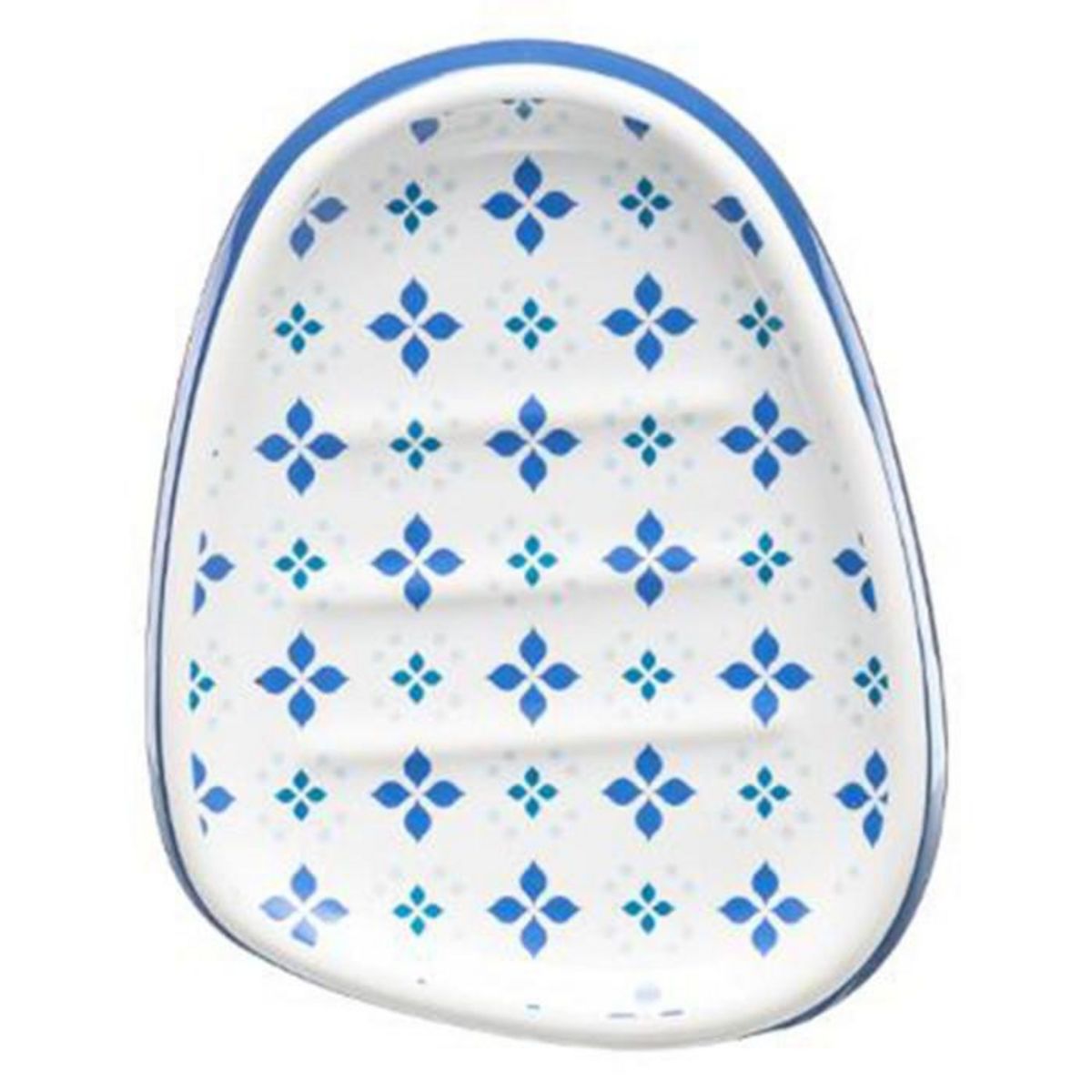 FIVE Porte Savon en Céramique  Zula  12cm Bleu