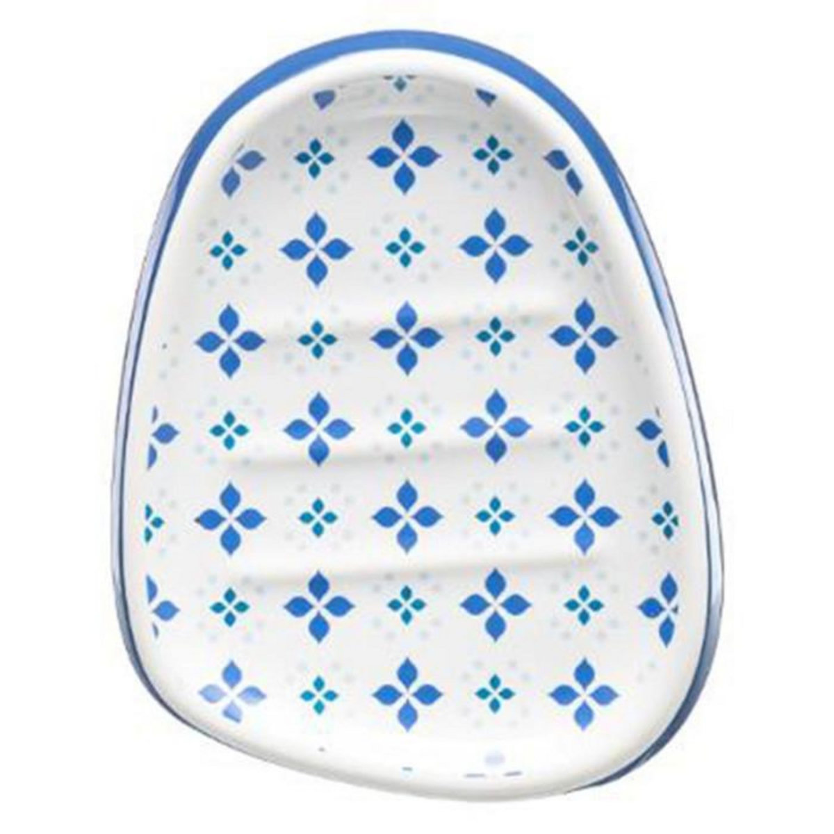 FIVE Porte Savon en Céramique  Zula  12cm Bleu