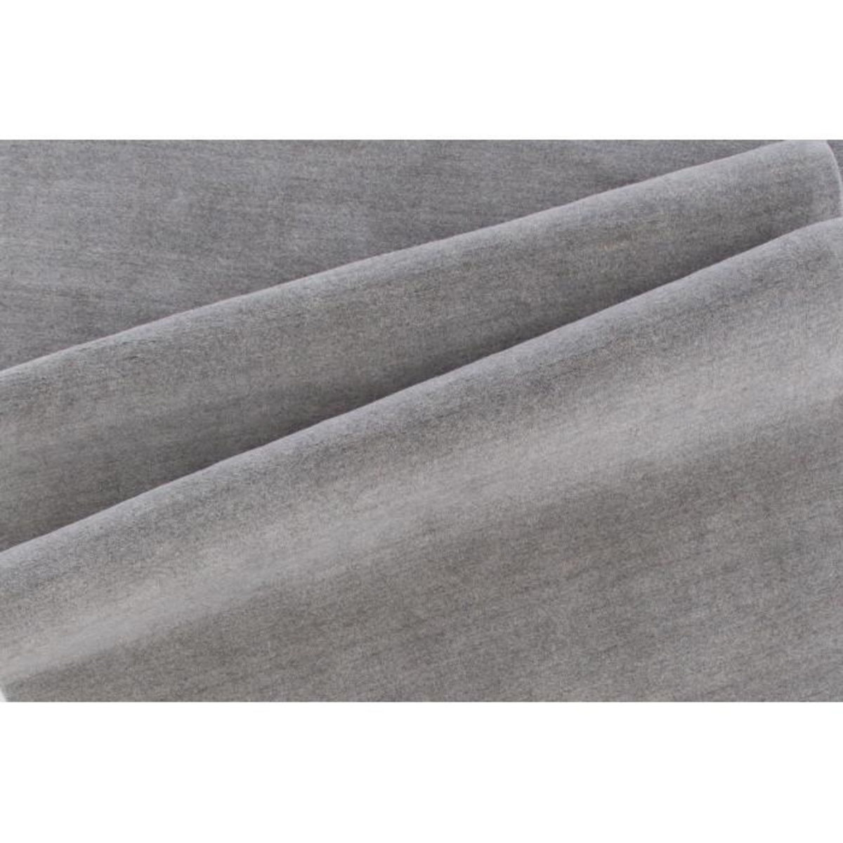 Paris Prix Tapis Déco en Laine  Ulla  252x350cm Gris Clair