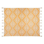 ATMOSPHERA Tapis Déco à Pompons  Namaste  120x170cm Ocre