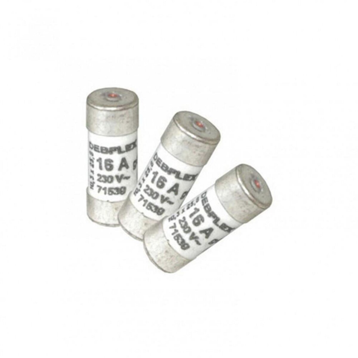 CENTRALE BRICO Lot de 3 fusibles céramique 16 A, 10.3 x 25.8 mm