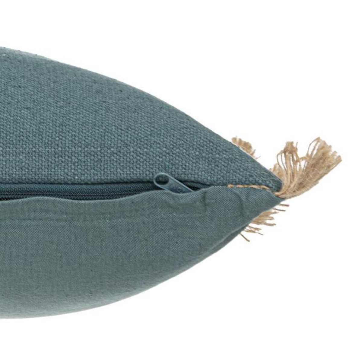ATMOSPHERA Coussin Déco à Franges  Bota  38x58cm Vert Jade