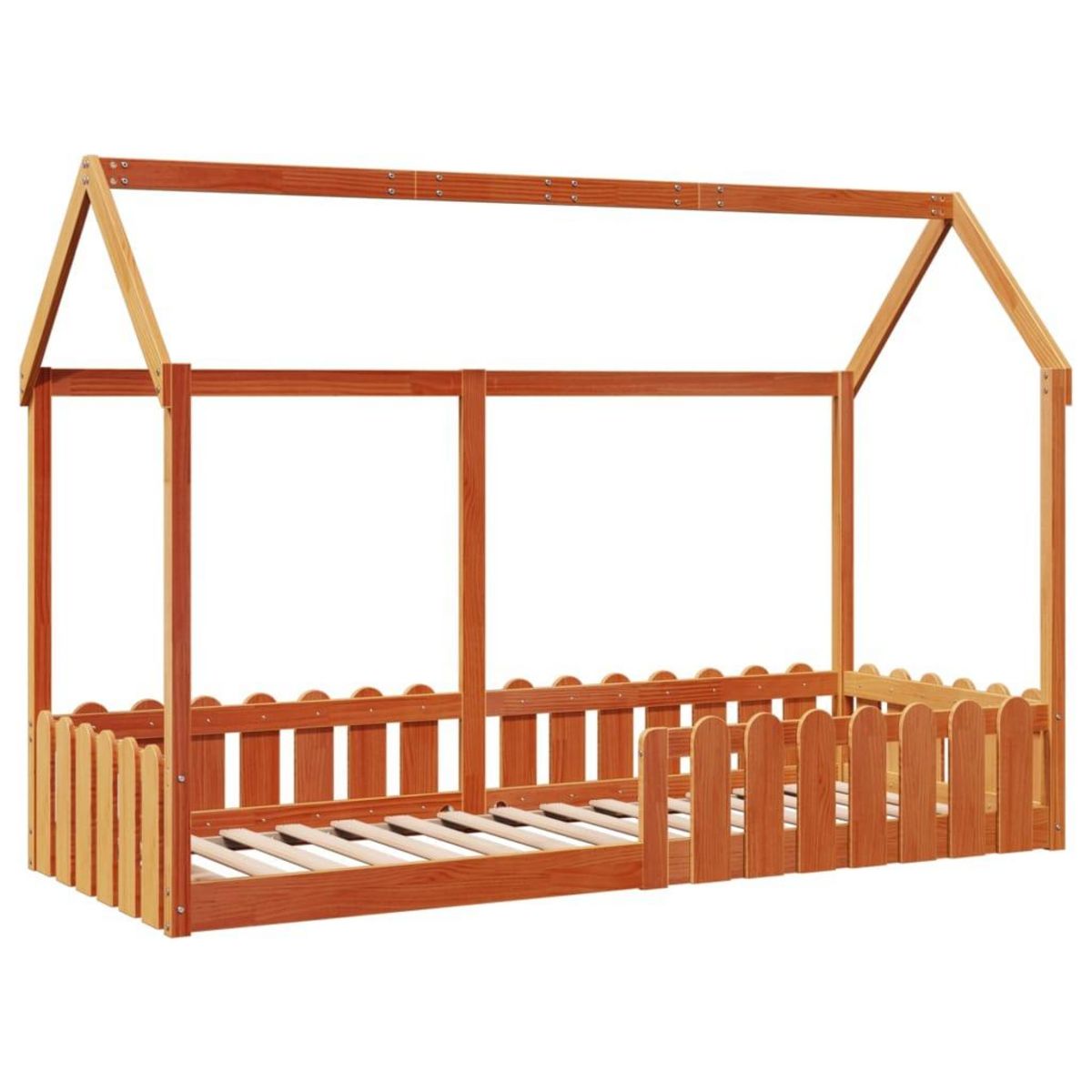 VIDAXL Cadre de lit d'enfants forme de maison sans matelas 80x200 cm