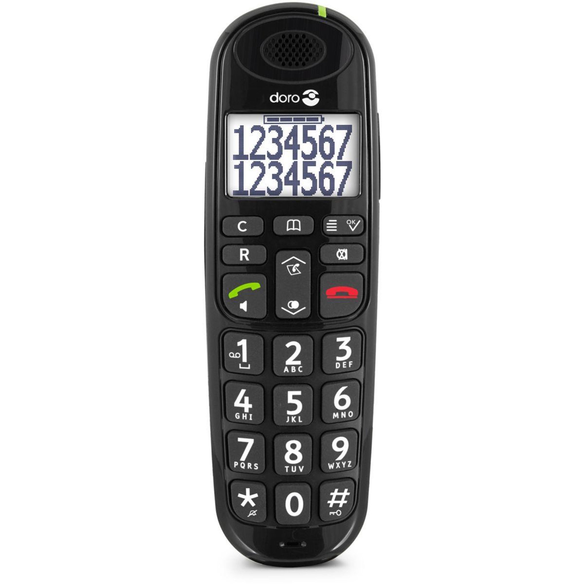 Voir la diapositive 2 : Doro Téléphone sans fil Phone Easy 110 Noir