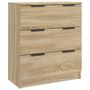 Voir la diapositive 3 : VIDAXL Buffets 3 pcs Chene sonoma Bois d'ingenierie