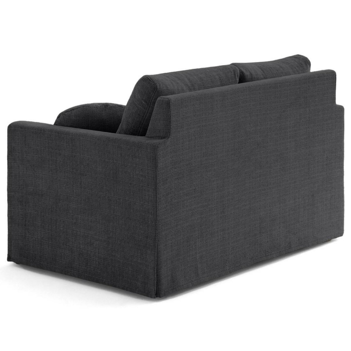 LISA DESIGN Serena - canapé droit déhoussable 2 places en velours texturé