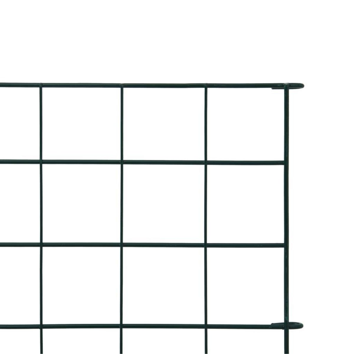 VIDAXL Ensemble de cloture de jardin 77,5x64 cm vert
