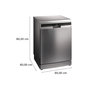 Voir la diapositive 3 : Siemens Lave-vaisselle 60cm 14 couverts inox - SN23EI00ME