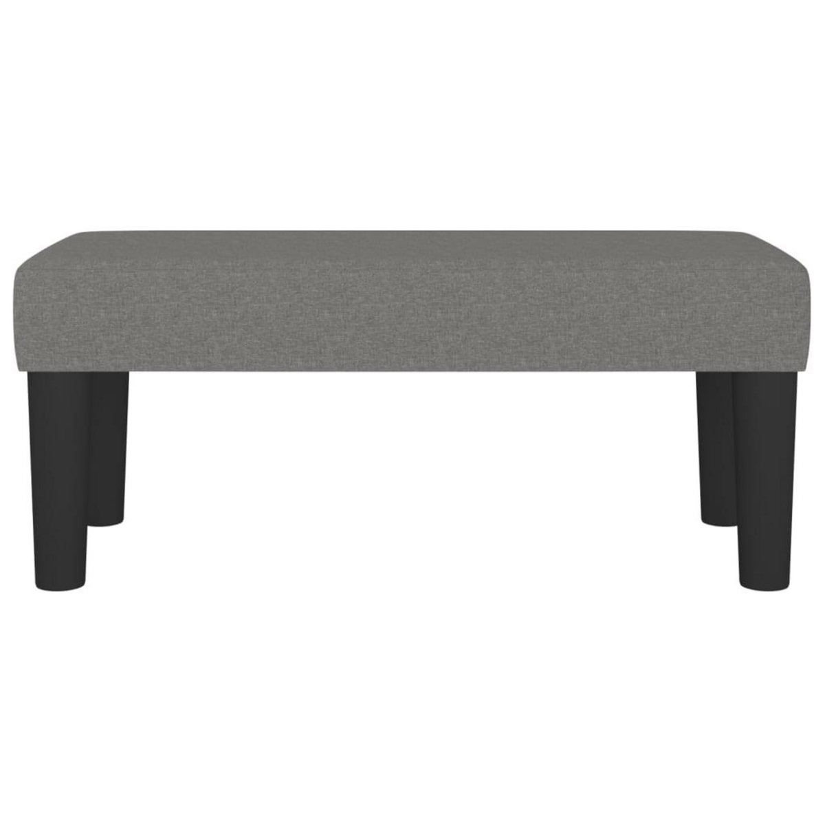 VIDAXL Banc Gris fonce 70x30x30 cm Tissu