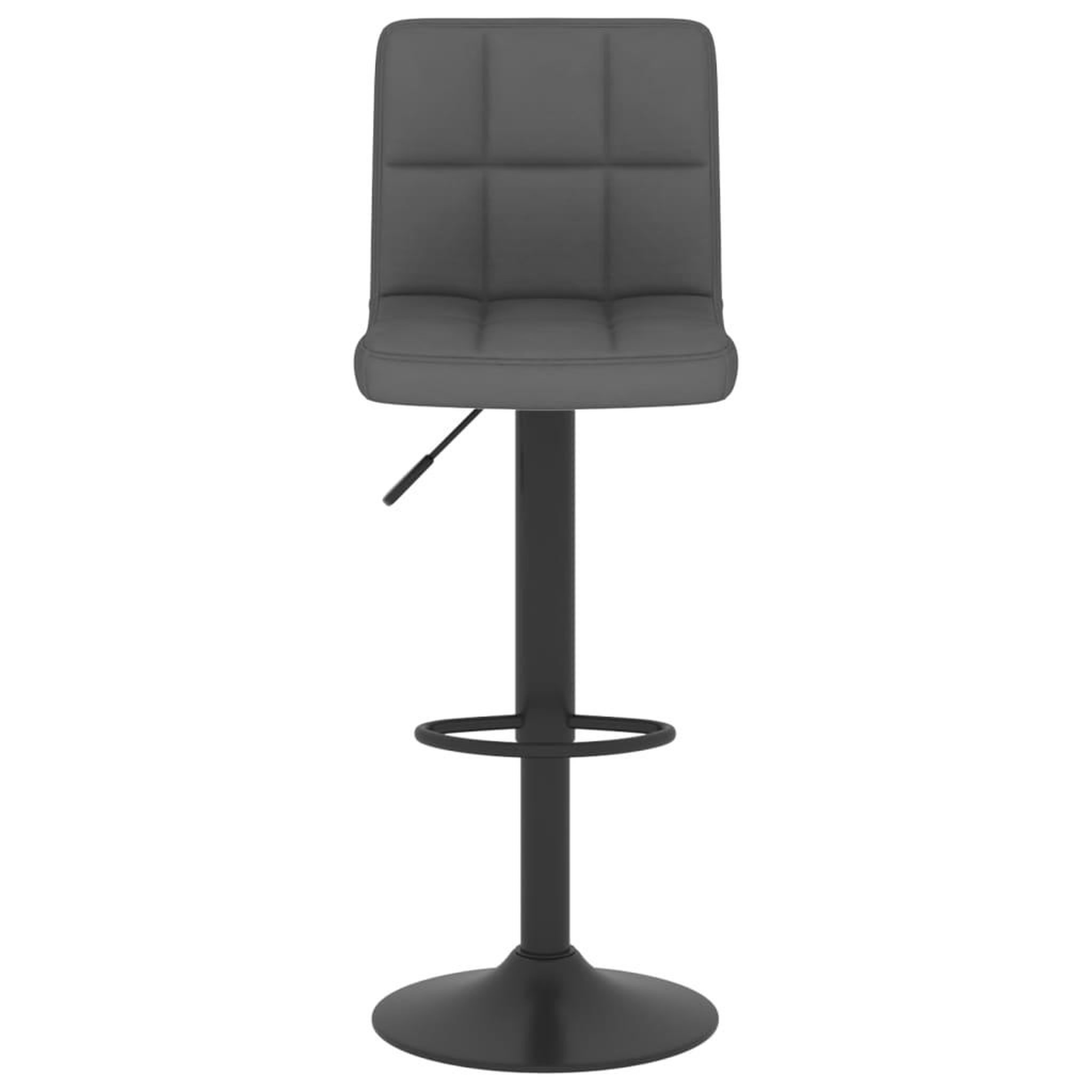 Voir la diapositive 4 : VIDAXL Tabourets de bar lot de 2 gris fonce tissu