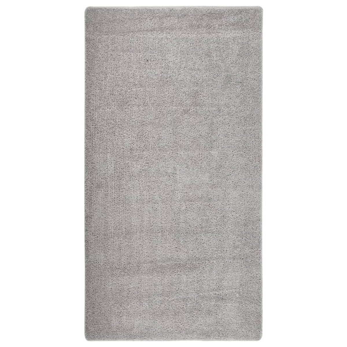 VIDAXL Tapis shaggy antiderapant Gris clair 80x150 cm