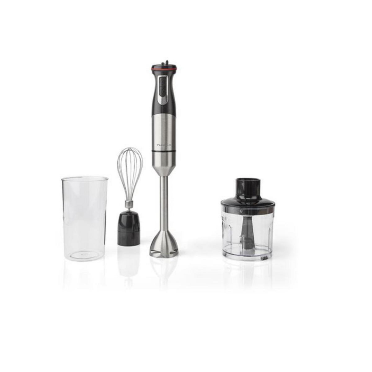 NEDIS Mixeur plongeant multifonction 800w aluminium /noir - KAHB400CAL