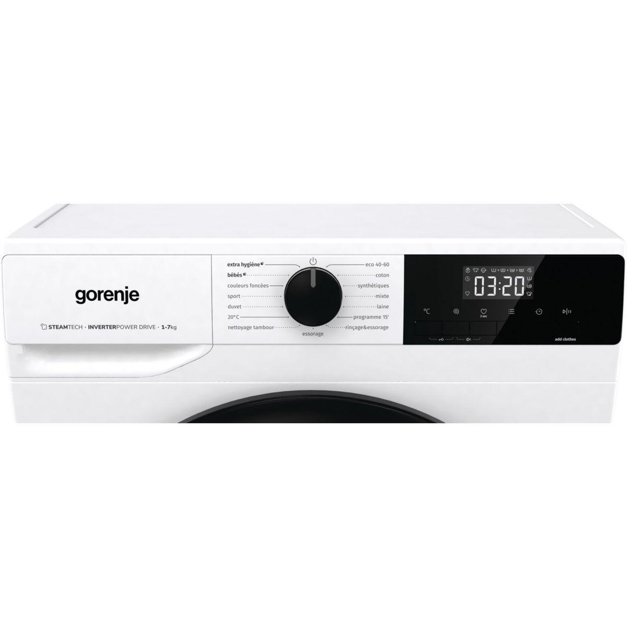 Voir la diapositive 3 : GORENJE Lave linge compact wnhei74sas/fr