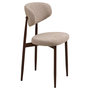 Voir la diapositive 4 : LISA DESIGN Eddie - lot de 2 chaises en tissu texturé - pieds en acier effet bois