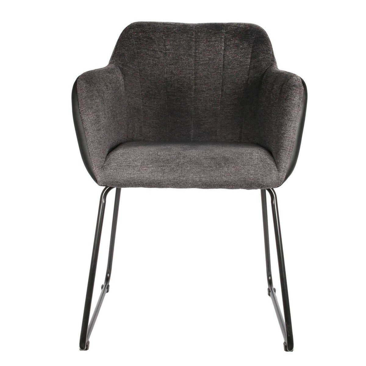 The Home Deco Factory Fauteuil de table industriel Memphis - Gris