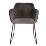 Voir la diapositive 5 : The Home Deco Factory Fauteuil de table industriel Memphis - Gris