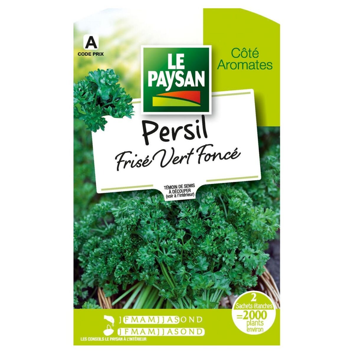 LE PAYSAN Semences potagères persil foncé x2 2 pièces