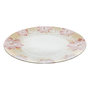 Voir la diapositive 2 : ATMOSPHERA Lot de 12 dessous d'assiette Fleur D.33 cm - Rose et or