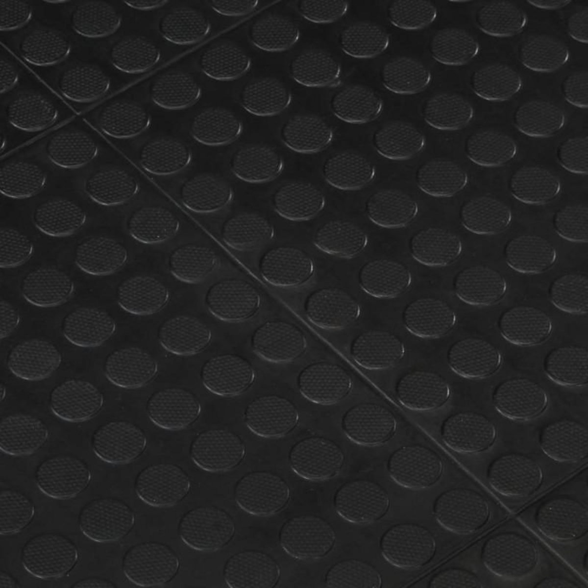 VIDAXL Carreau de sol en caoutchouc noir 12 mm 90x120 cm