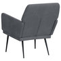 Voir la diapositive 5 : VIDAXL Fauteuil Gris fonce 62x79x79 cm Velours