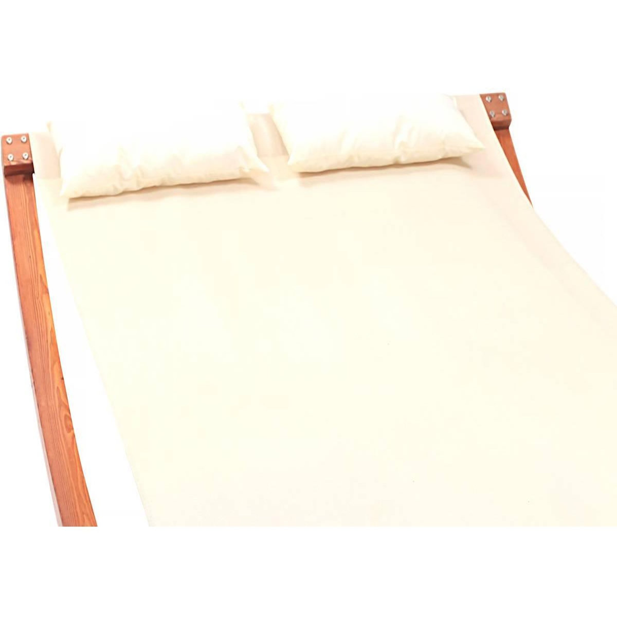 Habitat et Jardin Hamac bois en texline  Relax  - 2 places - Ecru