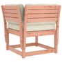 Voir la diapositive 4 : VIDAXL Salon de jardin 4 pcs avec coussins bois massif douglas