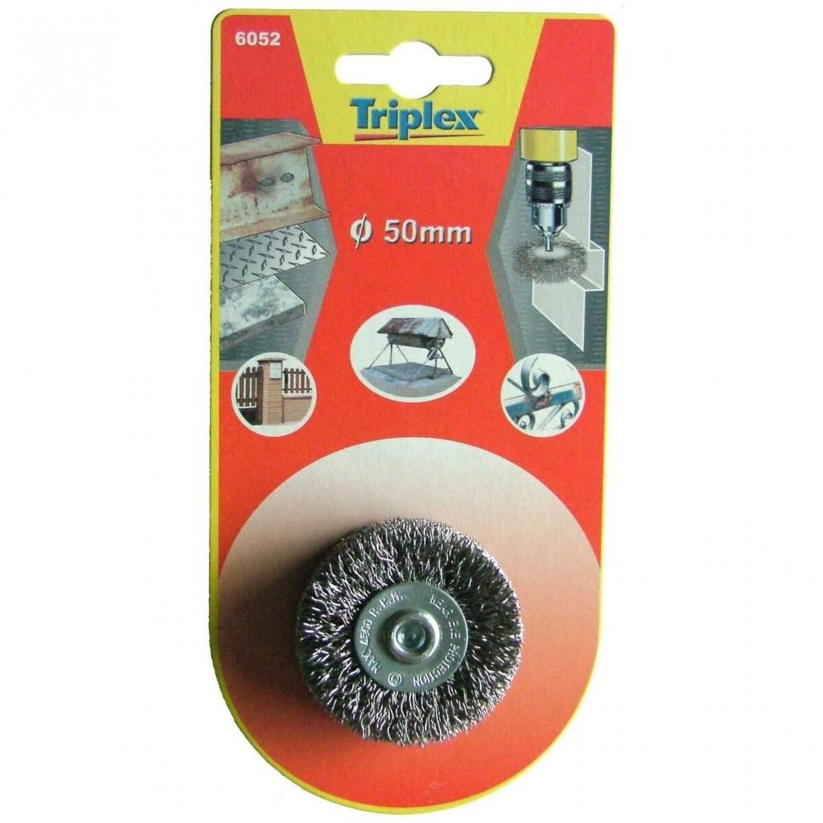 TIVOLY Brosse circulaire perceuse pour métal TIVOLY, Diam.50 mm