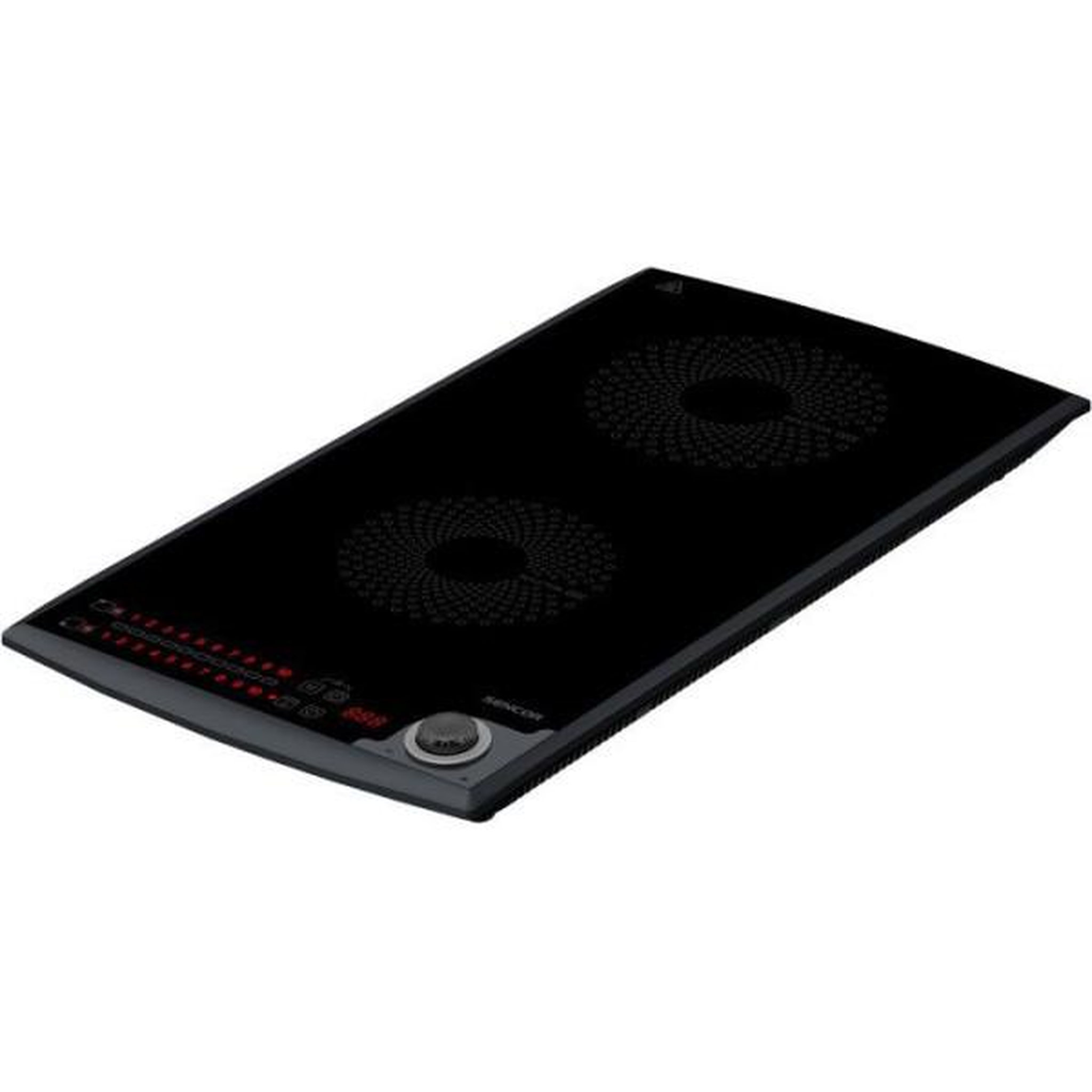 MARKET24 Plaque de cuisson à induction Sencor SCP 5414GY - 2 foyers - Commandes tactiles - 10 niveaux - Compacte - 3100 W - Noire